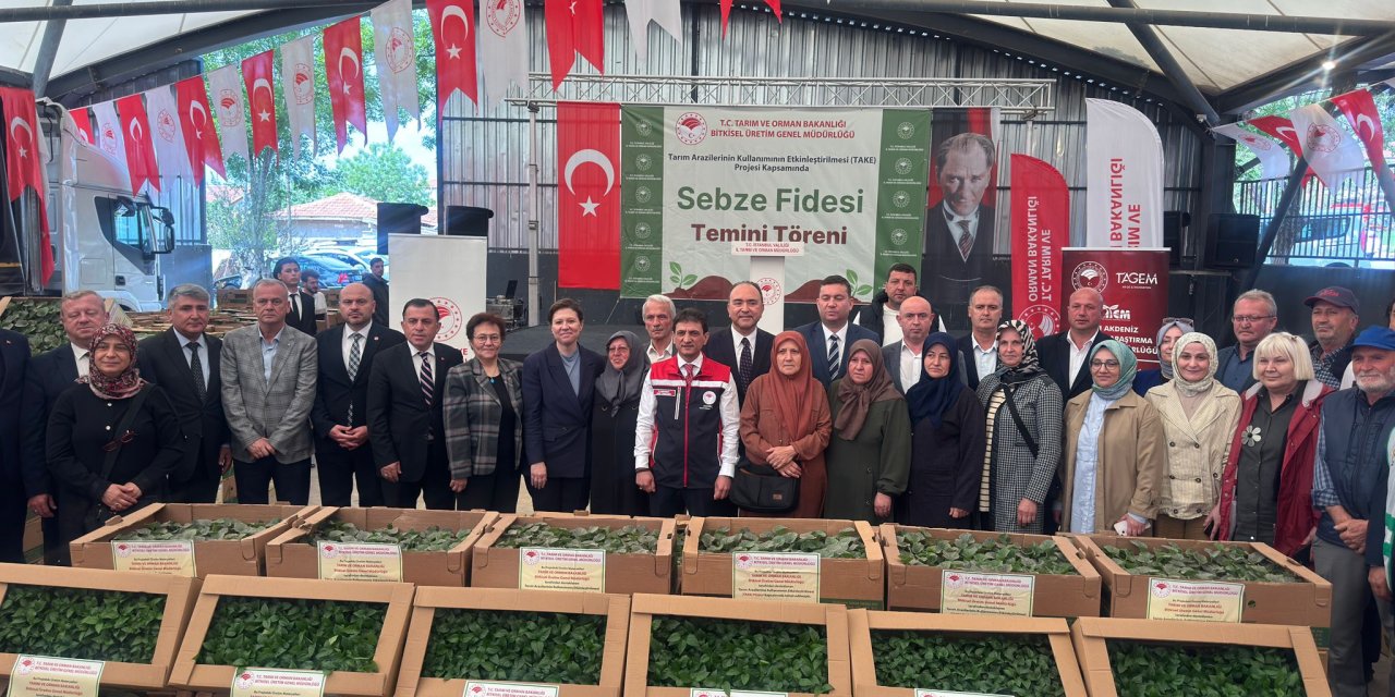 1153 çiftçiye 740 bin adet dağıtıldı