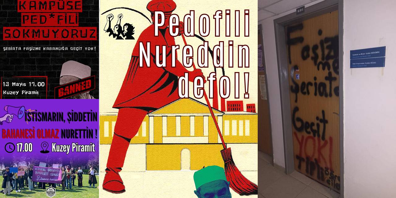 Boğaziçi öğrencilerinden skandal etkinliğe karşı eylem çağrısı: ‘Pedofili Nurettin Defol’