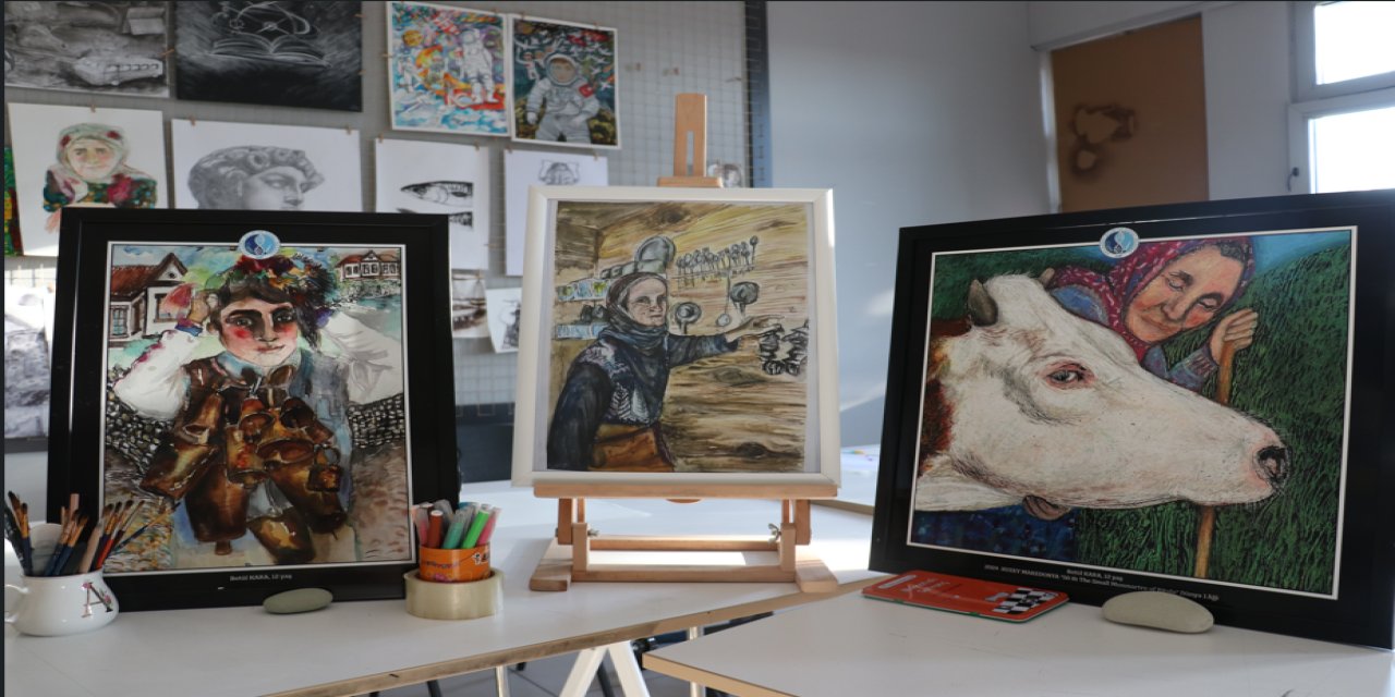 Ortaokullu Betül'ün “Dürdane Teyze” sırrı ne? O tablo 8 bin eseri geride bıraktı!