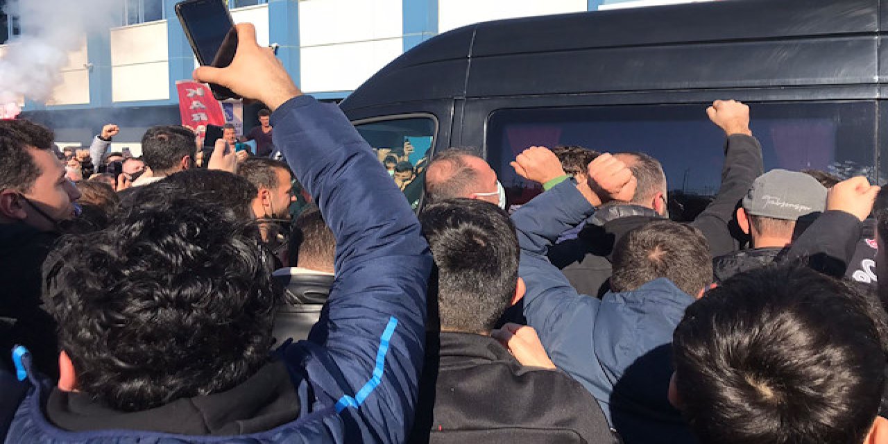 Trabzonspor taraftarı Galatasaray maçı öncesi neye uğradığını şaşırdı