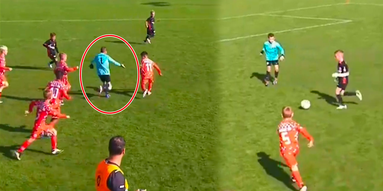 Eintracht Frankfurt kalecisini yanlış mevkide oynattılar