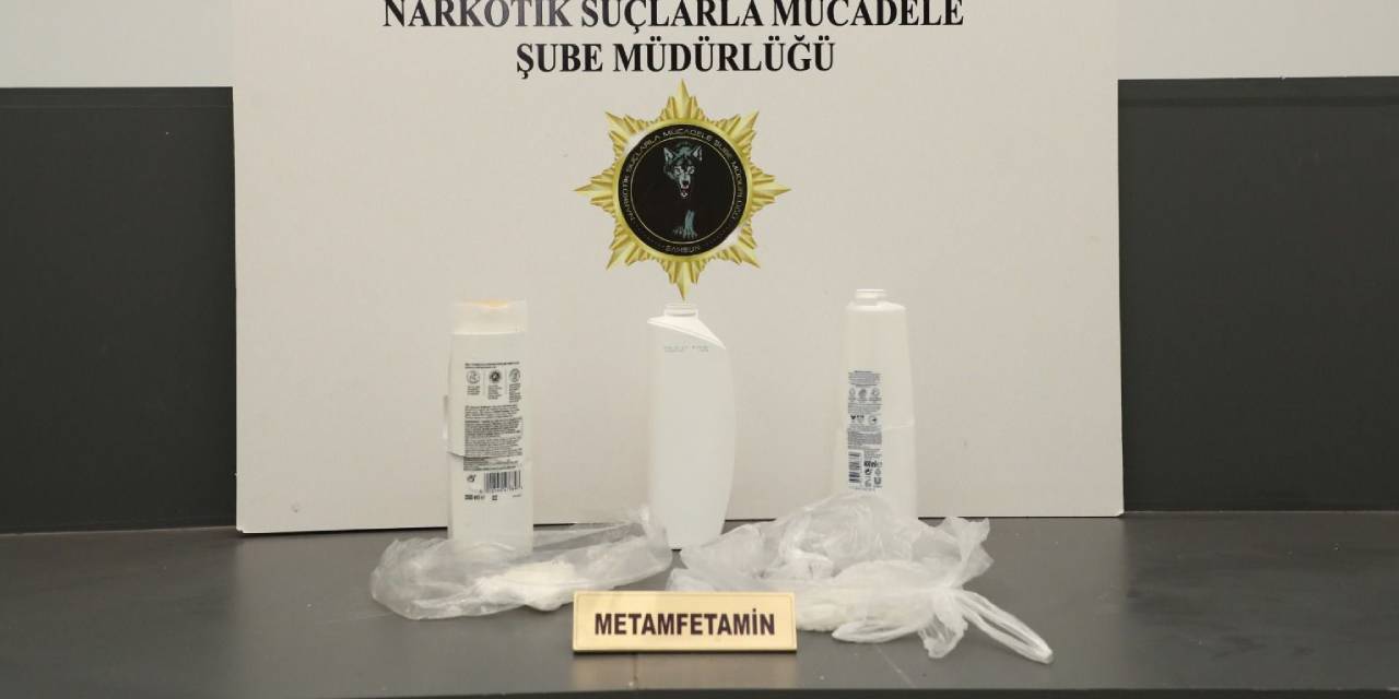 Şampuan kutularına torba torba uyuşturucu saklamış