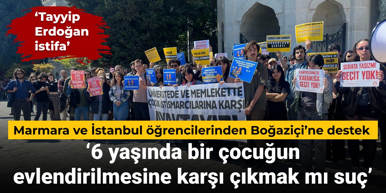 İstanbul ve Marmara öğrencilerinden Boğaziçi eylemlerine destek