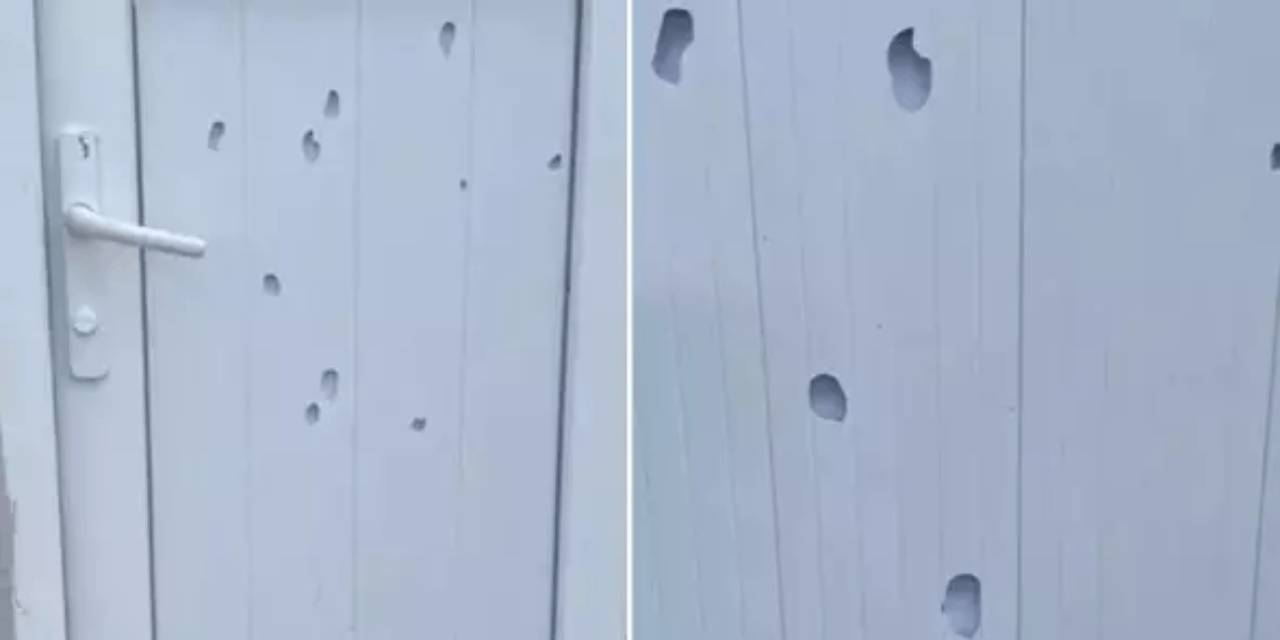 Böylesi görülmedi: Dolu yağışı kapıyı delip geçti