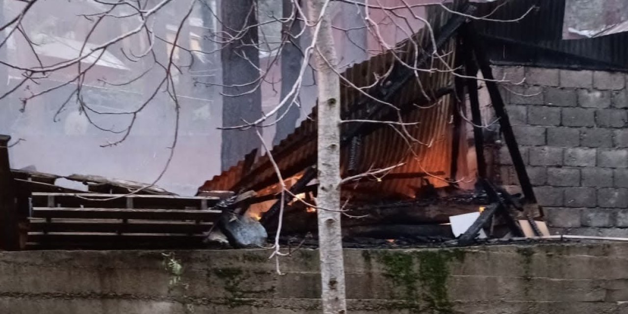 Amanos Dağı eteklerinde yangın: 3 ev kül oldu