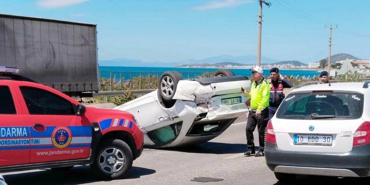Balıkesir'de zincirleme kaza: 4 kişi yaralandı