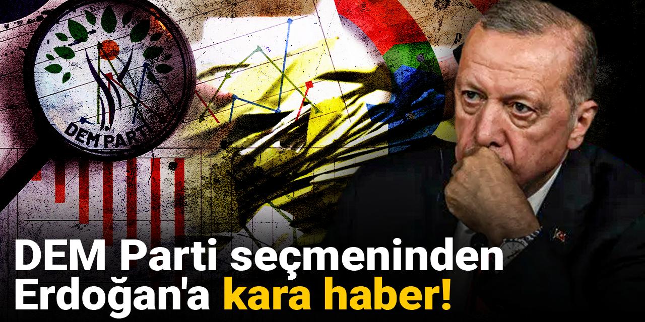 DEM Parti seçmeninden Erdoğan'a kara haber!
