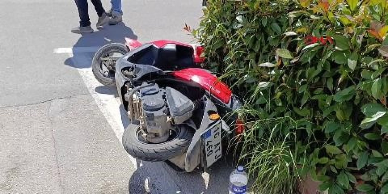 Bursa’da muhtar motosikletle kaza yaptı: Durumu ağır