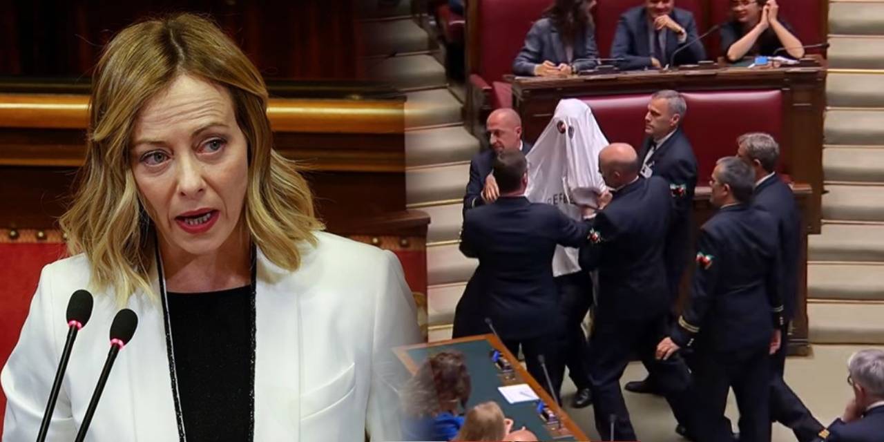 İtalya Başbakanı Meloni'ye hayalet kostümlü protesto