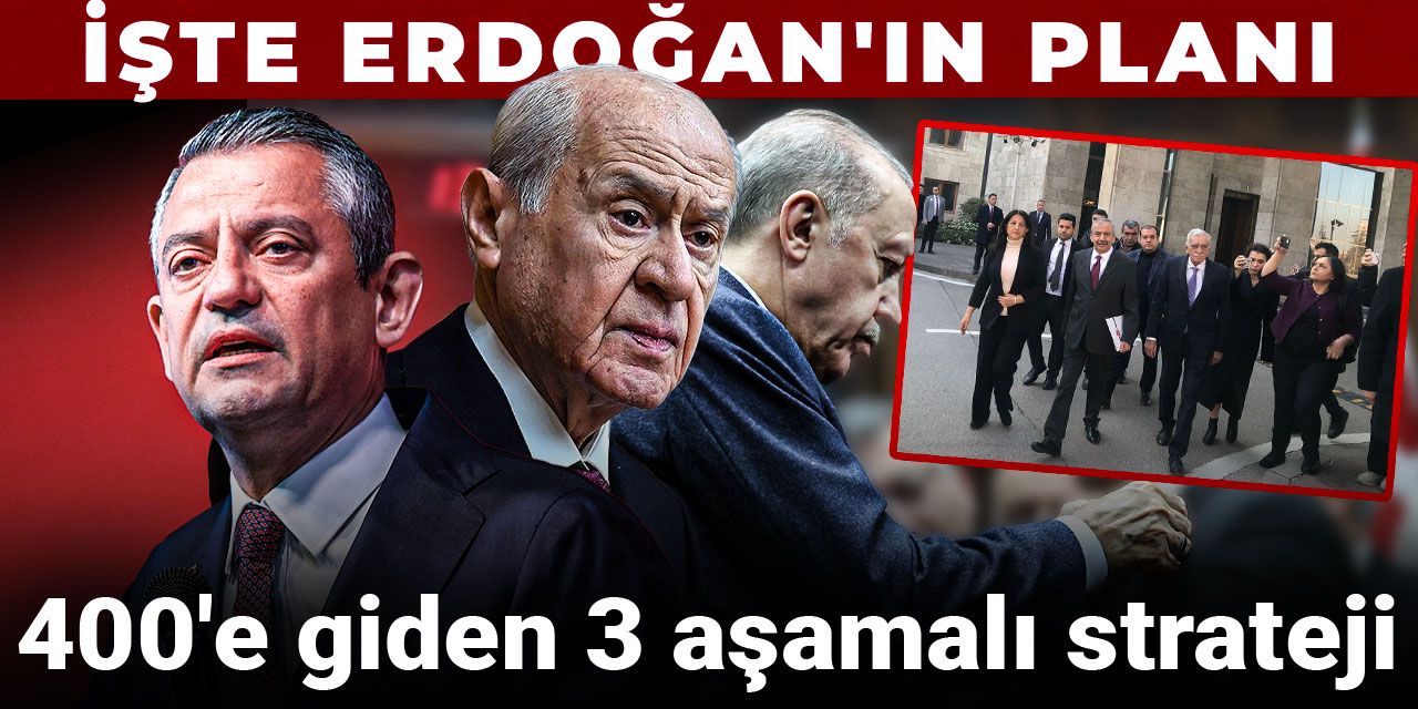 Erdoğan'ın 400 oy için planı hazır: İşte 3 aşamalı strateji