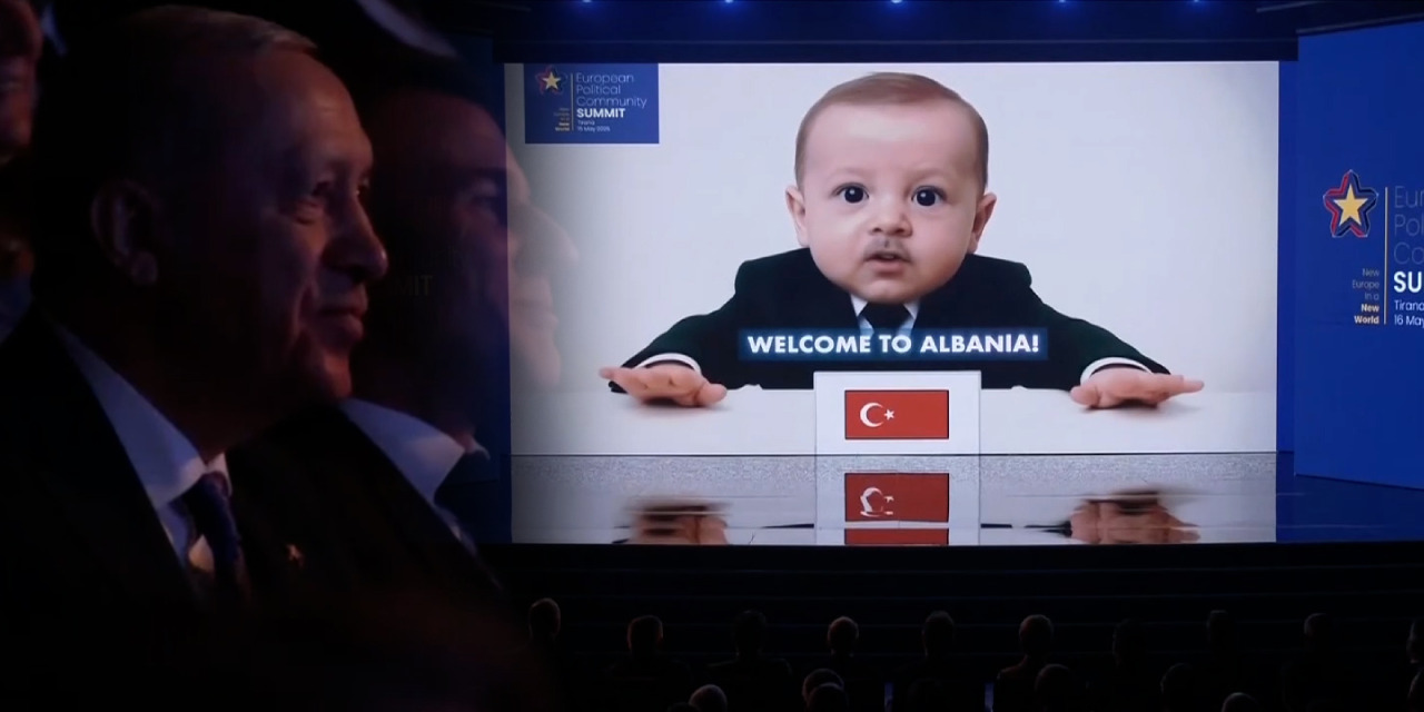 Arnavutluk'ta Erdoğan bebek sürprizi