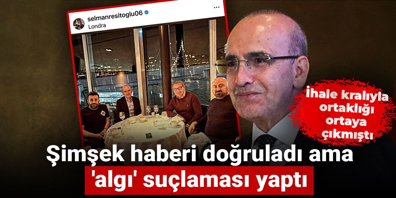 İhale kralıyla ortaklığı ortaya çıkmıştı: Şimşek haberi doğruladı ama 'algı' suçlaması yaptı