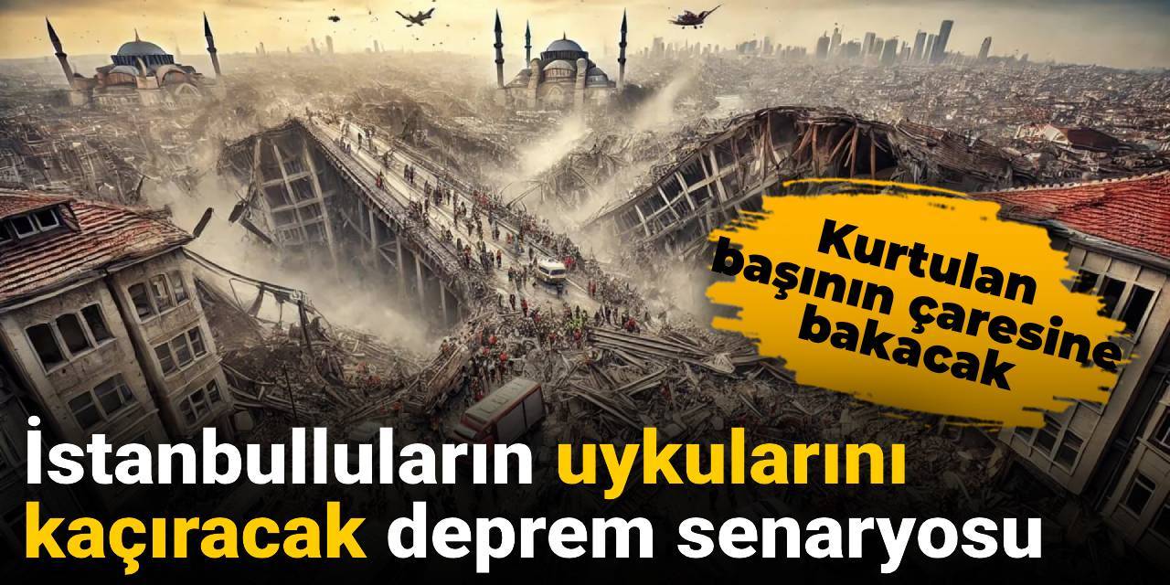 İstanbulluların uykularını kaçıracak deprem senaryosu: Kurtulan başının çaresine bakacak