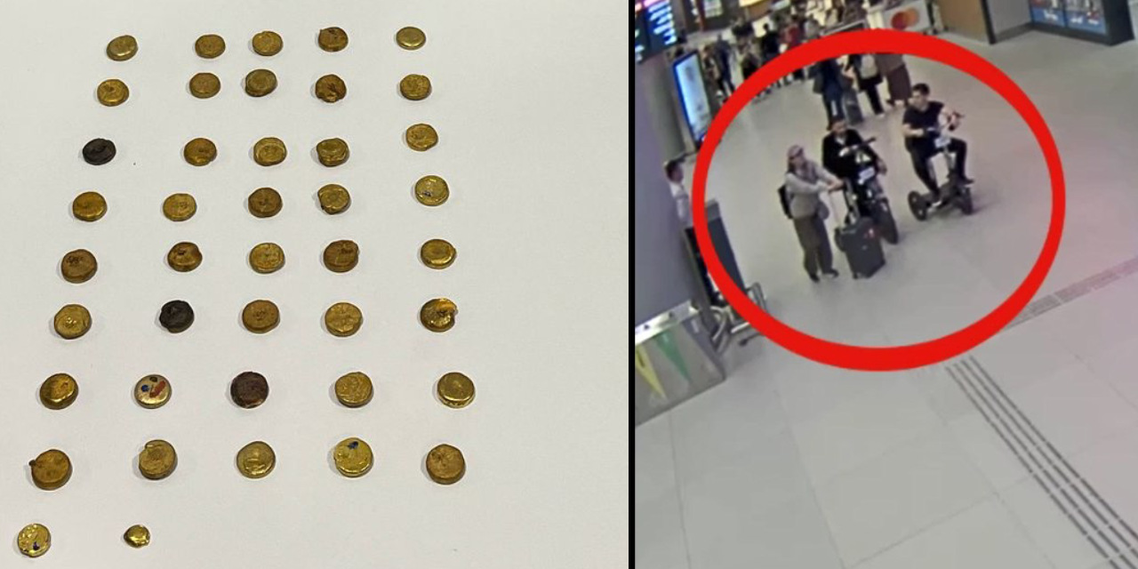 Cinsel organlarına 120 parça altın saklayan kadınlar yakalandı