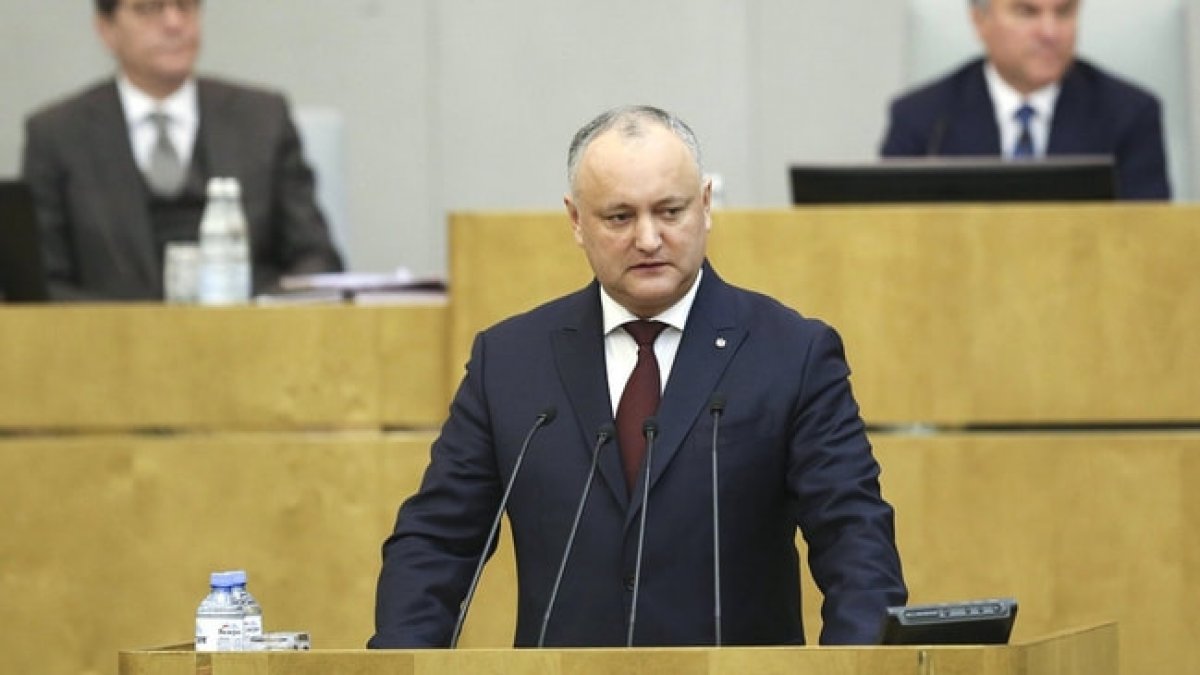 Moldova Cumhurbaşkanı görevden alındı