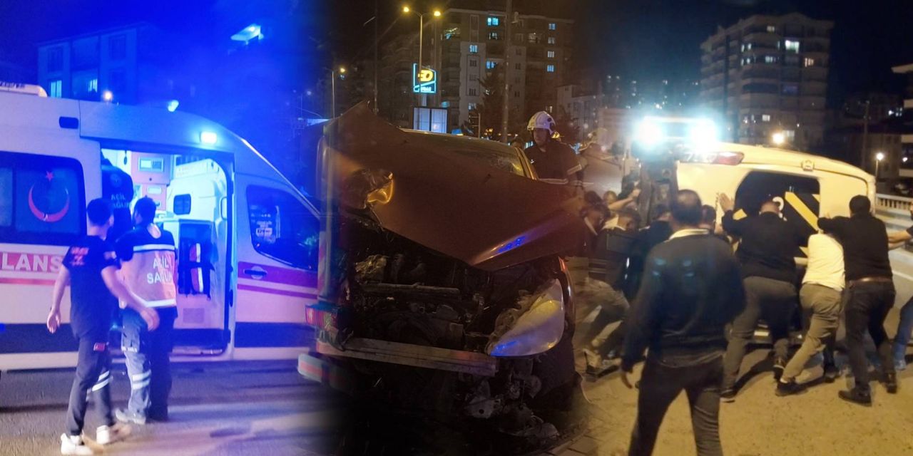 Şehri birbirine kattı: Çaldığı otomobille minibüse çarptı, onu da çaldı