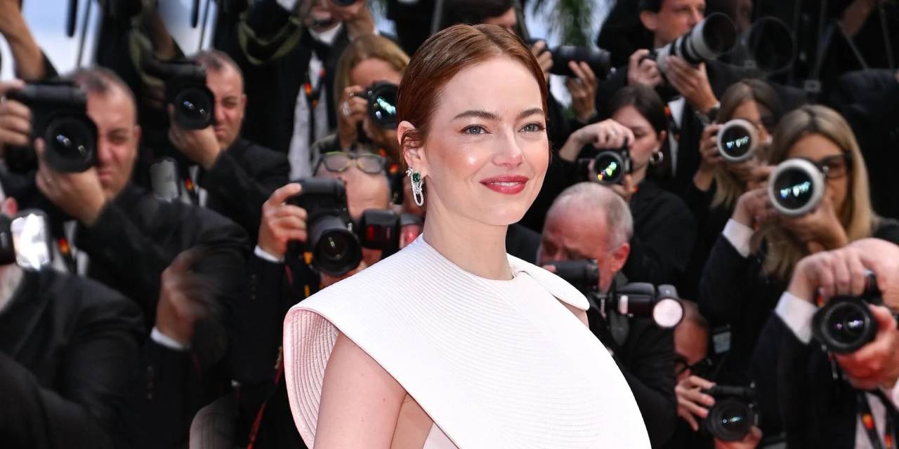Emma Stone Cannes'da çığlık çığlığa kaldı: Davetsiz misafir ortalığı karıştırdı!
