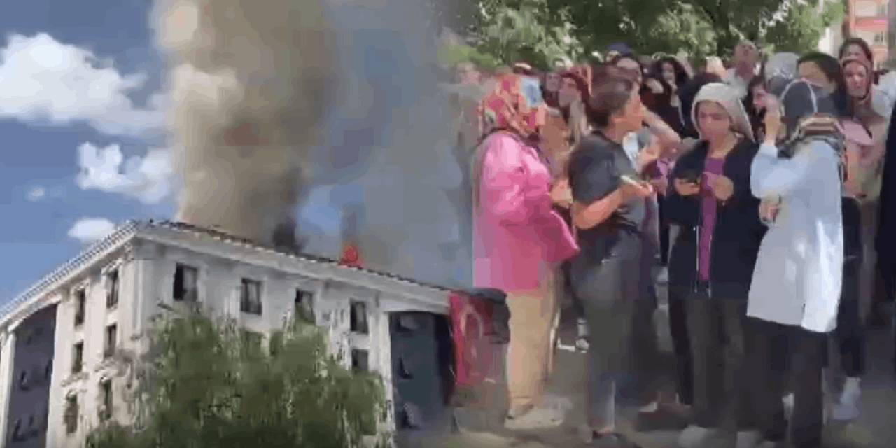 Kız öğrenci yurdunda yangın