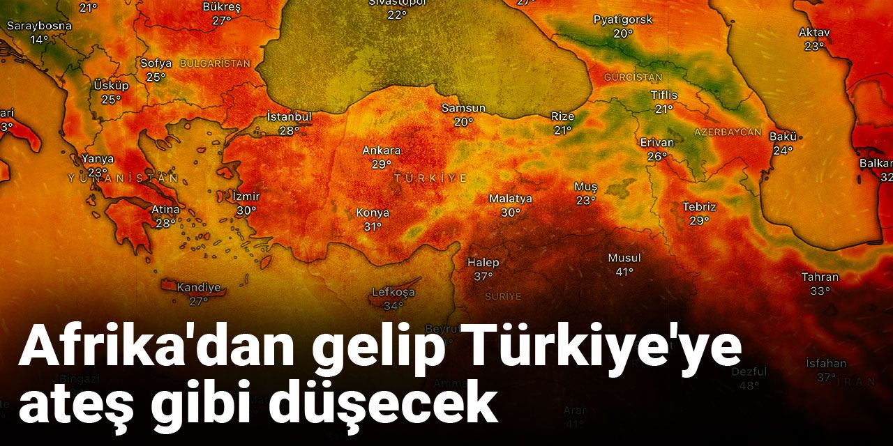 Afrika'dan gelip Türkiye'ye ateş gibi düşecek