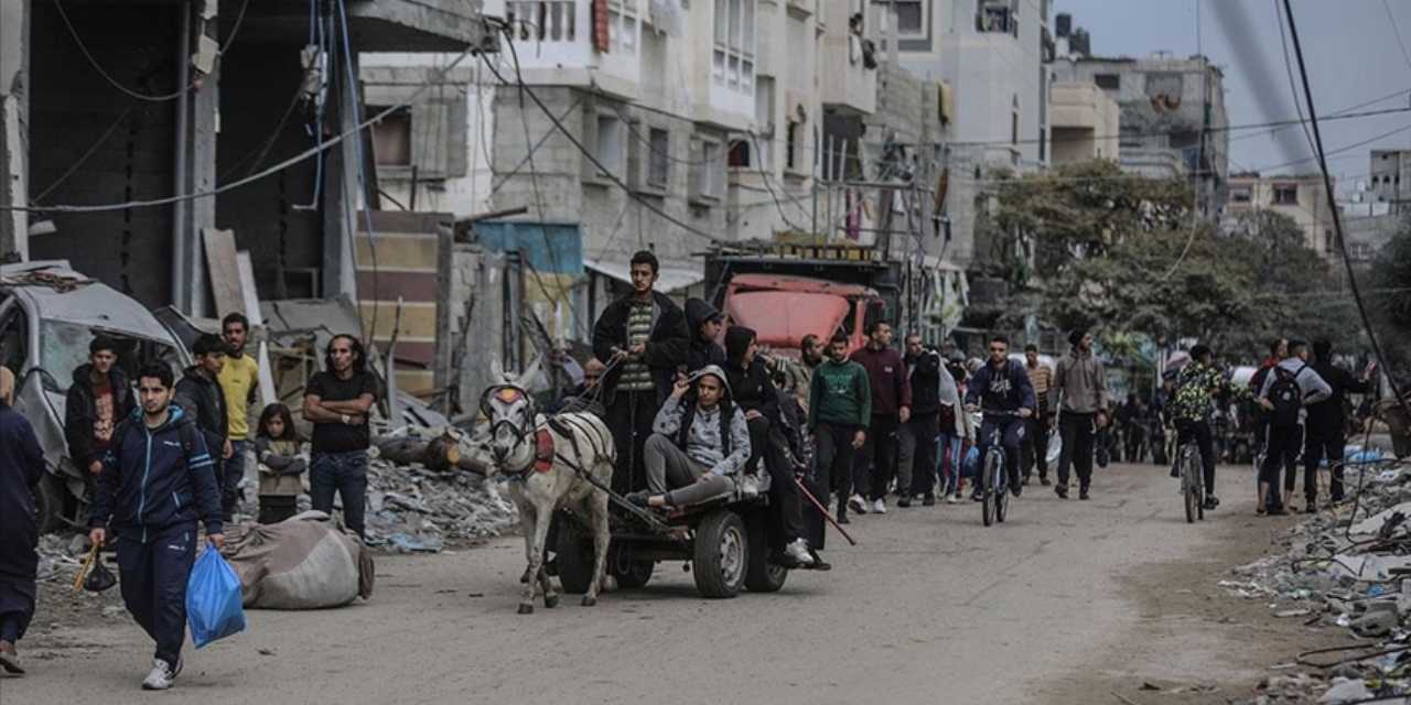 Gazze'de dört günde 97 bin kişi yerinden edildi