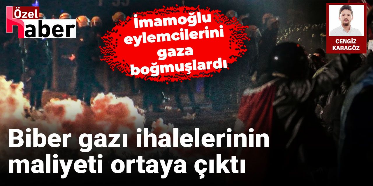İmamoğlu eylemcilerini gaza boğmuşlardı: Maliyeti ortaya çıktı!
