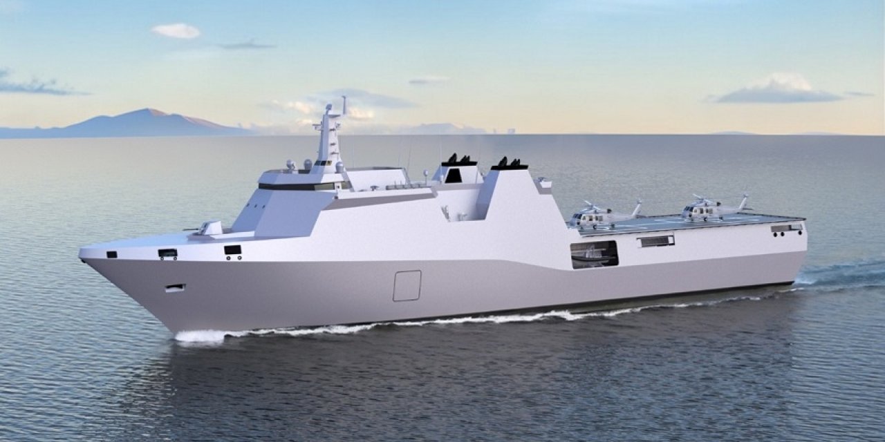 Türk mühendisliğinden çığır açan gemi denizlere açılıyor: Hem savaş gemisi hem hastane hem lojistik üssü!