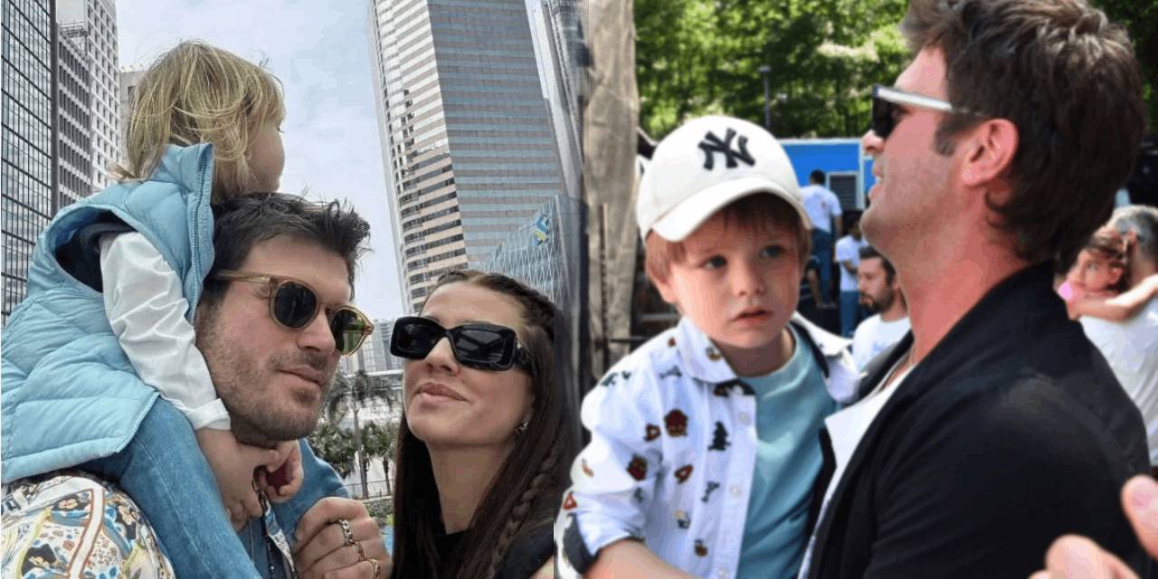 Büyük Tatlıtuğ ağırlık kaldırdı, küçük Tatlıtuğ pedal çevirdi