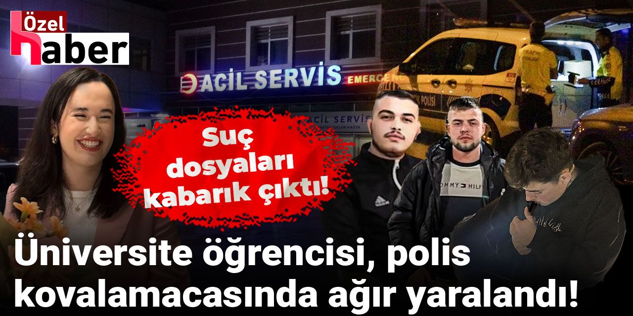 Üniversite öğrencisi, polis kovalamacasında ağır yaralandı