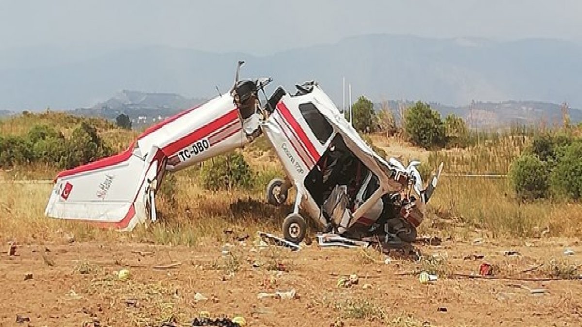 Antalya’da eğitim uçağı düştü: 2 ölü, 1 yaralı