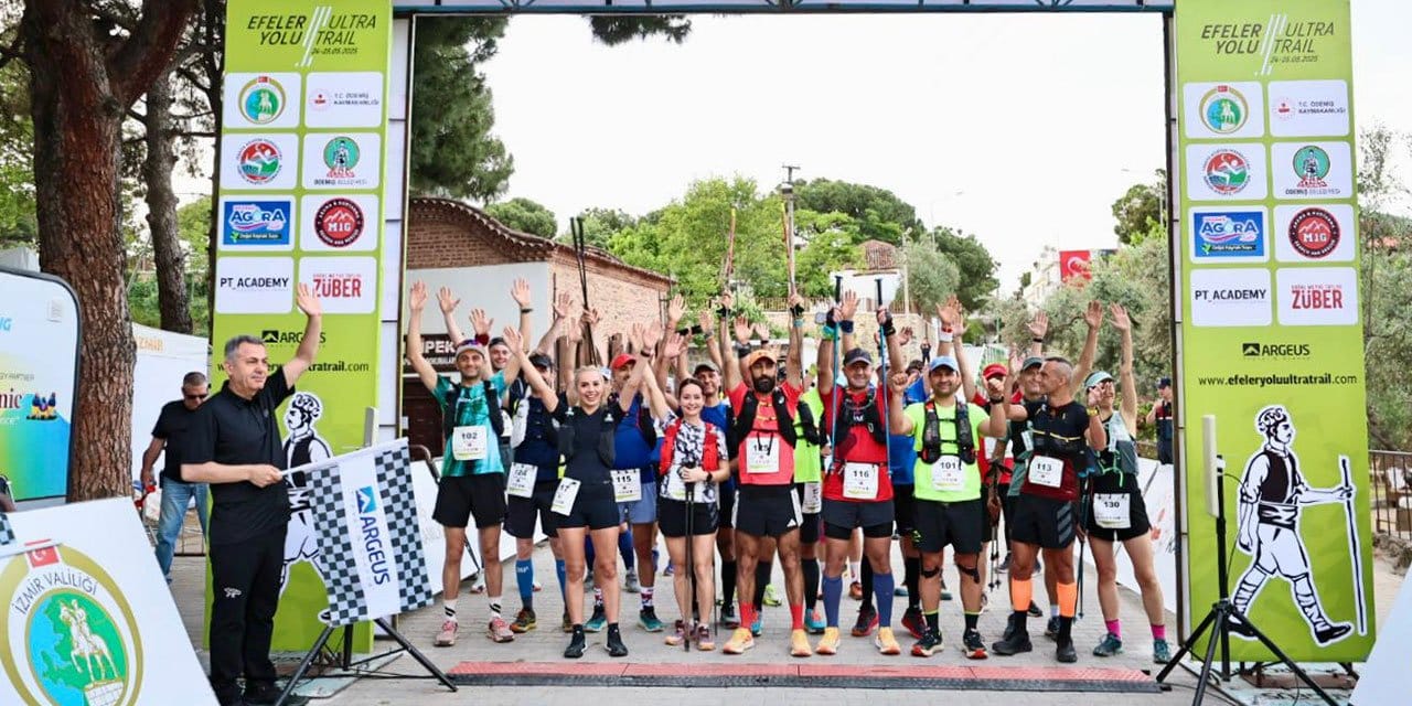 İzmir'de Efeler Yolu Ultra Trail yarışları başladı