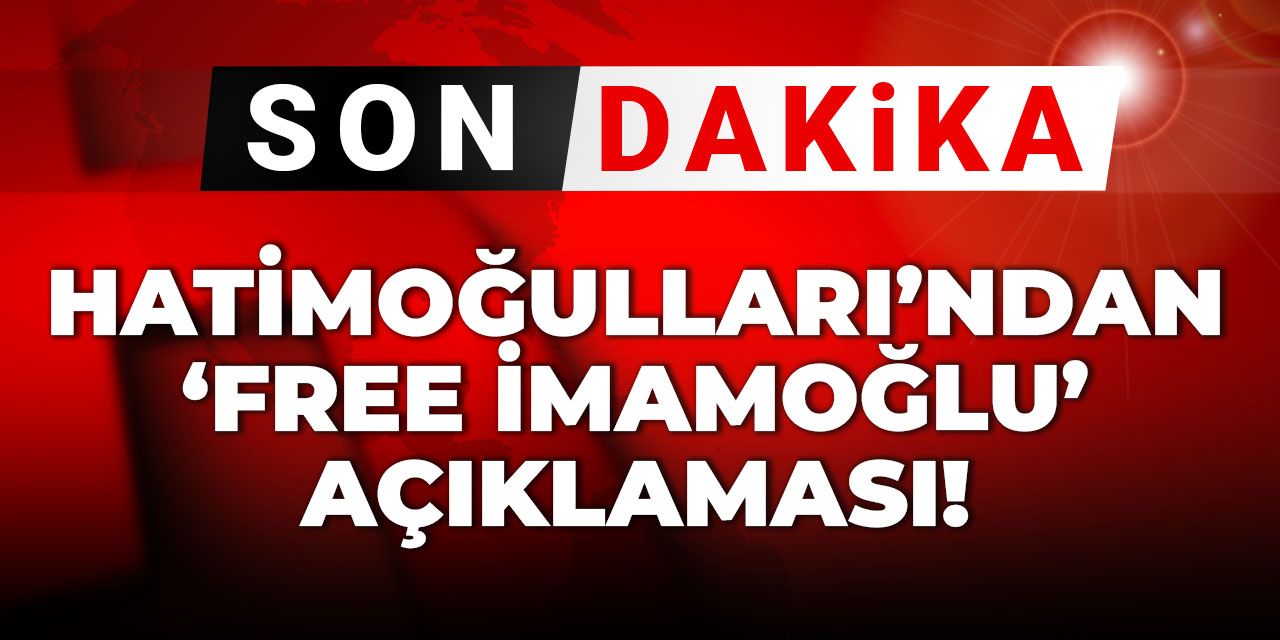 Son dakika | DEM Eş başkanı Hatimoğulları'ndan 'Free İmamoğlu' dövizi açıklaması