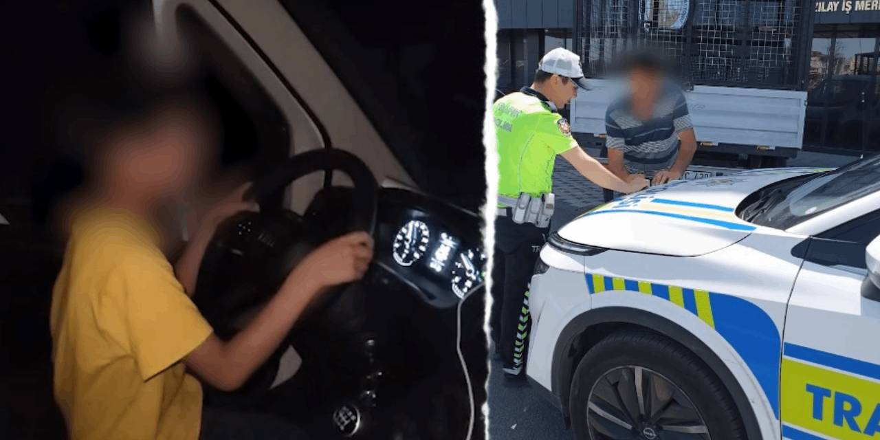 10 yaşındaki çocuğa araç kullandıran babaya ceza yağdı