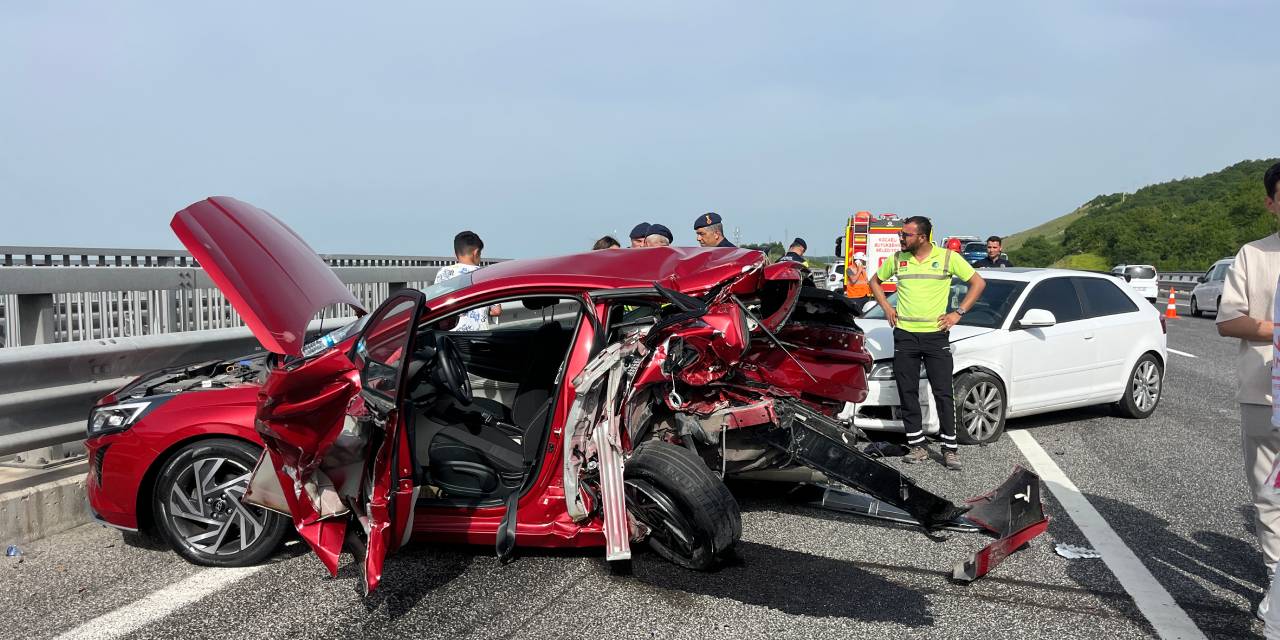 Kuzey Marmara Otoyolu'nda zincirleme kaza