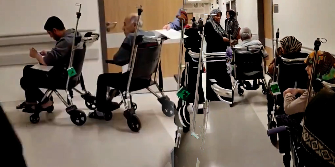 Şehir Hastanesi'nde büyük skandal! Yatan hastaları kaldırıp kapıda beklettiler