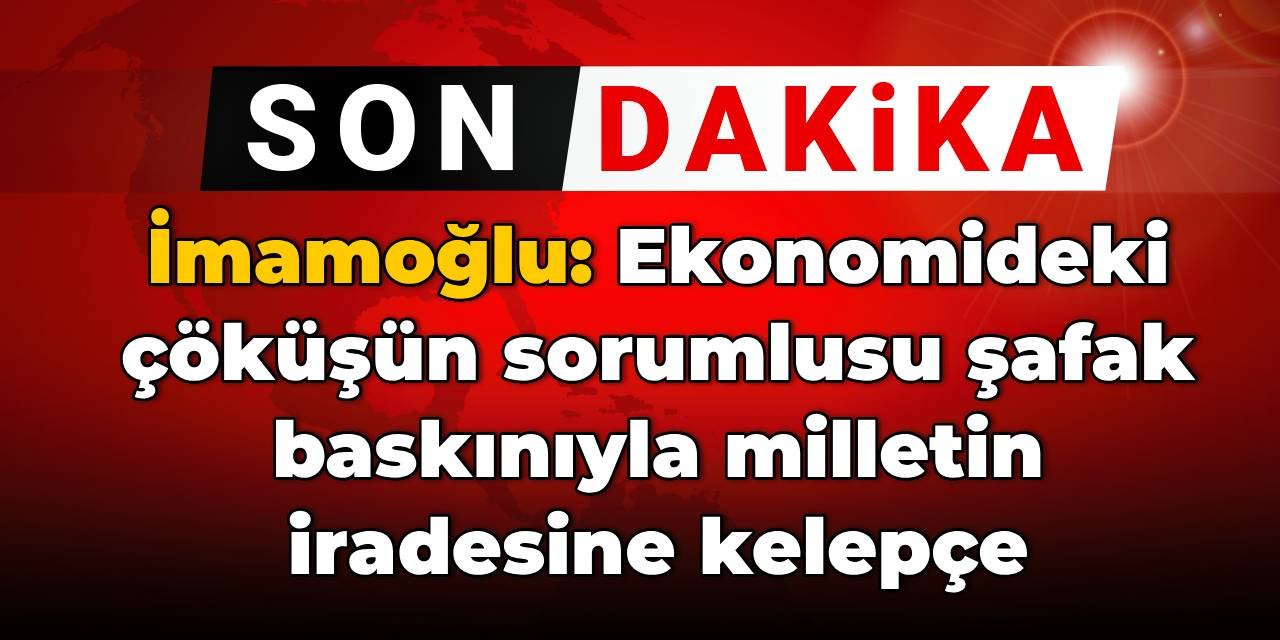 İmamoğlu ekonominin sorumlusunu açıkladı: Milletin iradesine kelepçe taktırandır