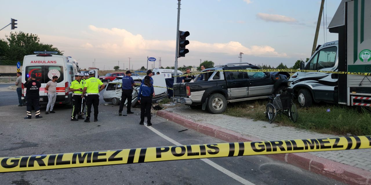 Konya’da feci kaza: Karı koca hayatını kaybetti