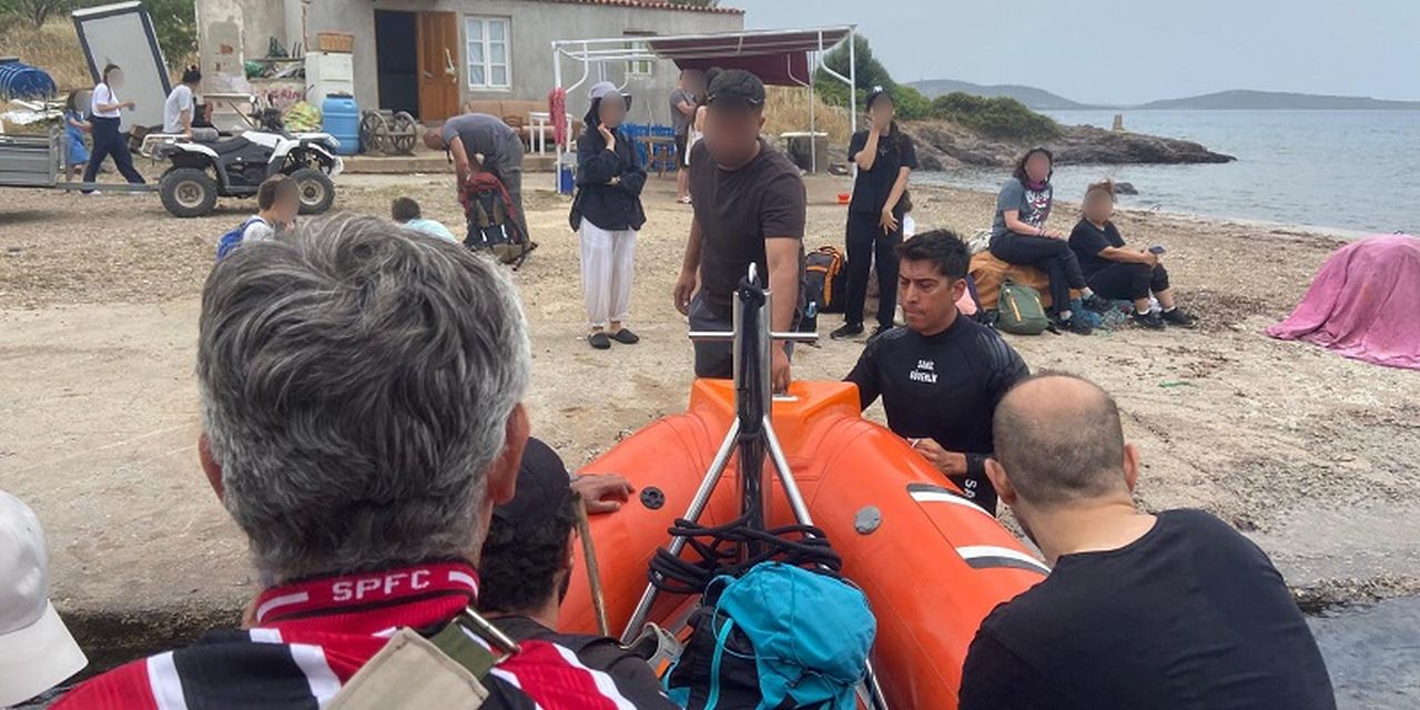 Geldikleri yol kapandı 27 kişi adada mahsur kaldı