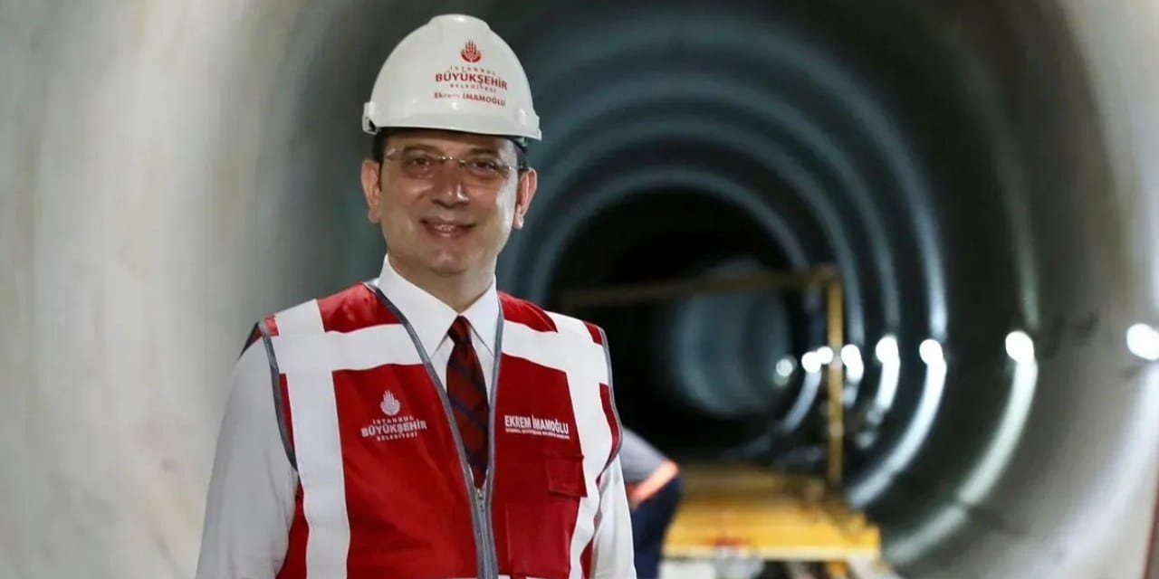 İmamoğlu: Cezaevinden bile metro yapım rekoru kırıyoruz