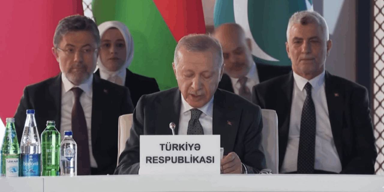 Erdoğan'ın yorgunluğu konuşmasına yansıdı