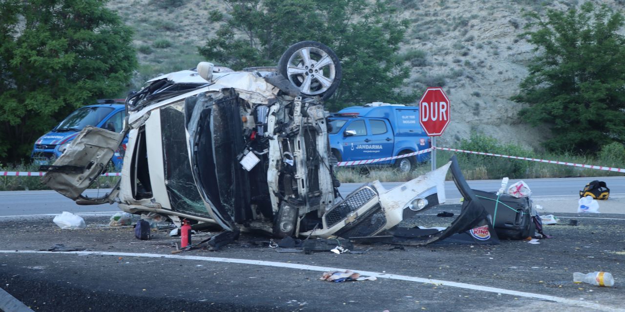 Çankırı’da feci kaza: Otomobil takla attı, 1 kişi hayatını kaybetti