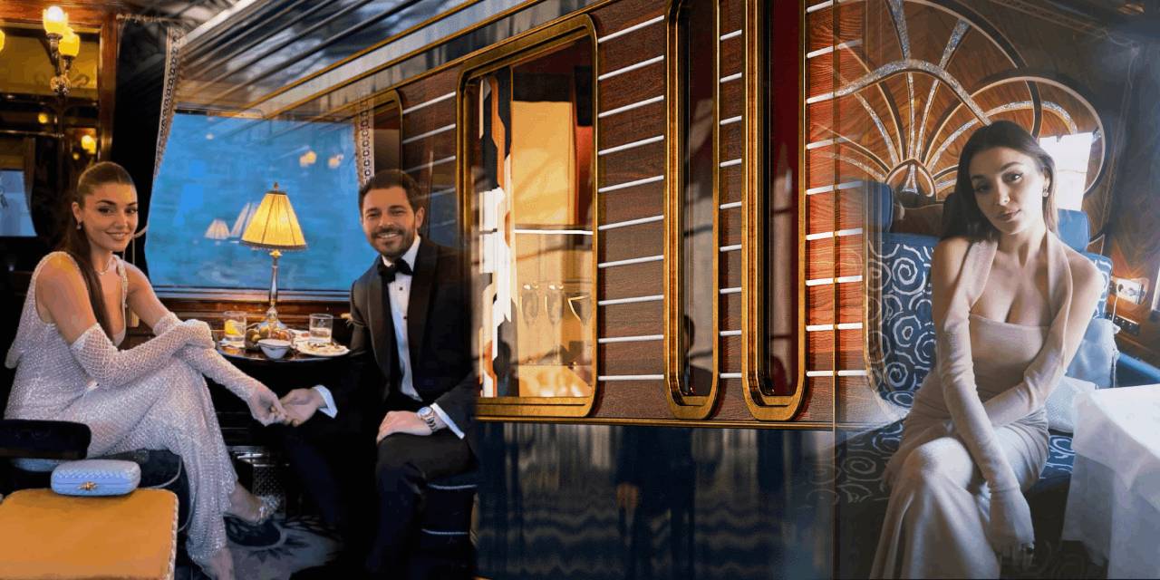 Hande Erçel ve Hakan Sabancı tren seyahatine servet harcadı