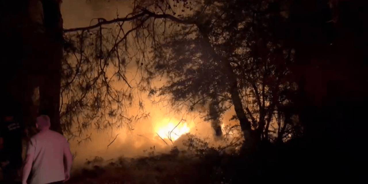 Büyük tehlike son anda önlendi: Ateş yaktı, orman tutuştu