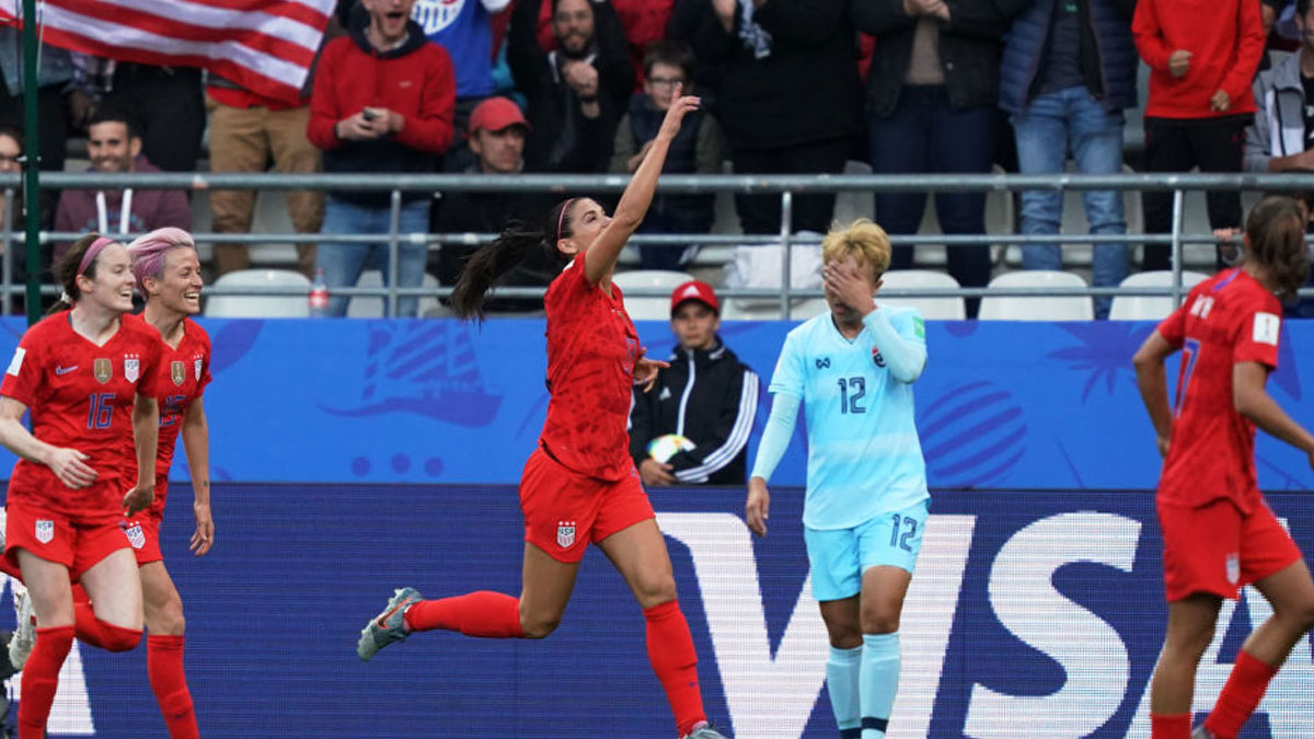 2019 Kadınlar Dünya Kupası: ABD Tayland'ı 13-0 yendi, kupa tarihinde rekor kırdı