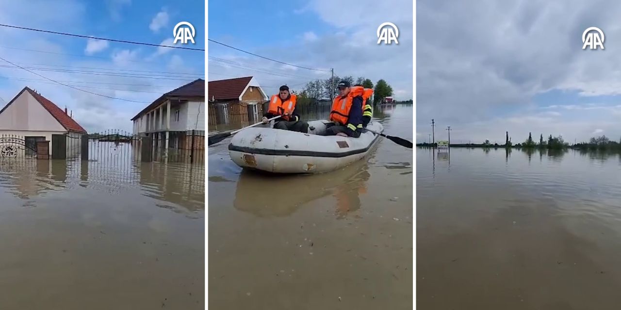 Romanya sele teslim, yüzlerce kişi tahliye edildi