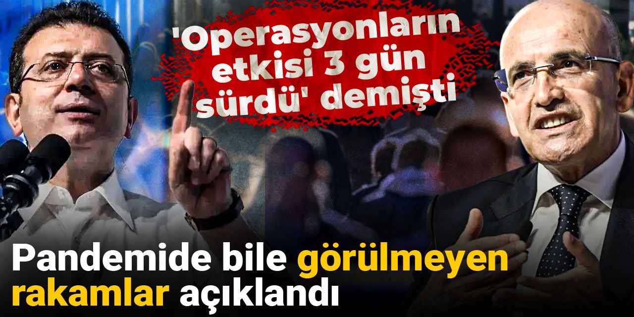 Pandemide bile görülmeyen rakamlar açıklandı: Mehmet Şimşek 'Operasyonların etkisi 3 gün sürdü' demişti