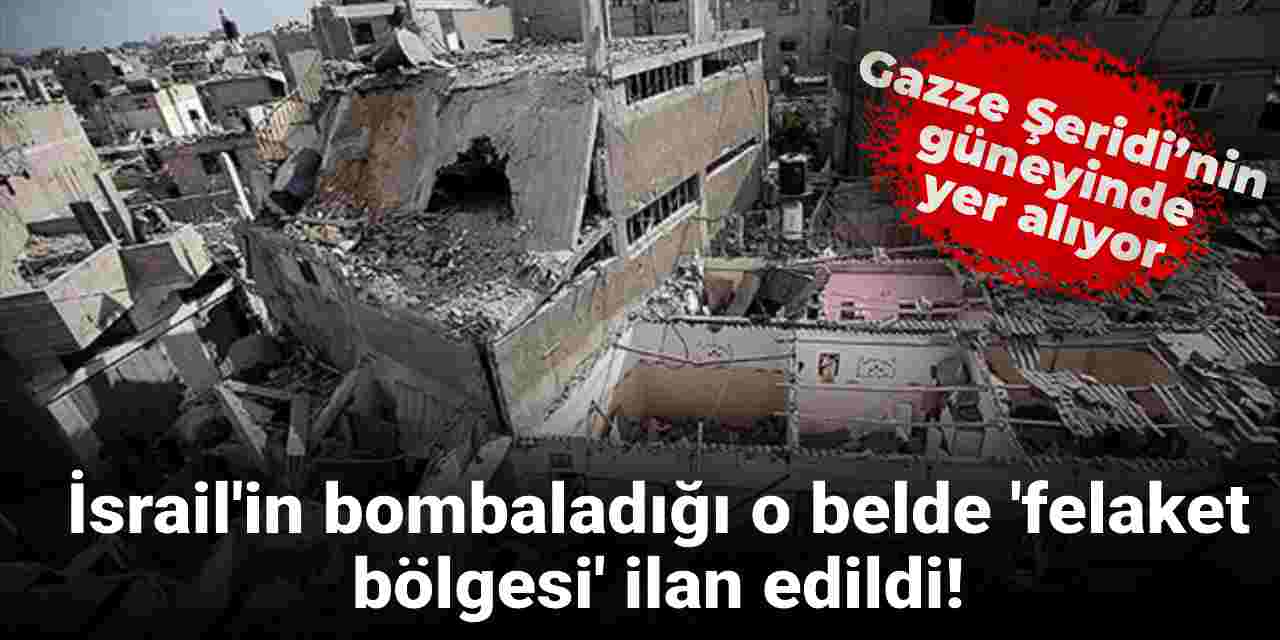 İsrail'in aralıksız saldırıları nedeniyle Huzaa beldesi 'felaket bölgesi' ilan edildi