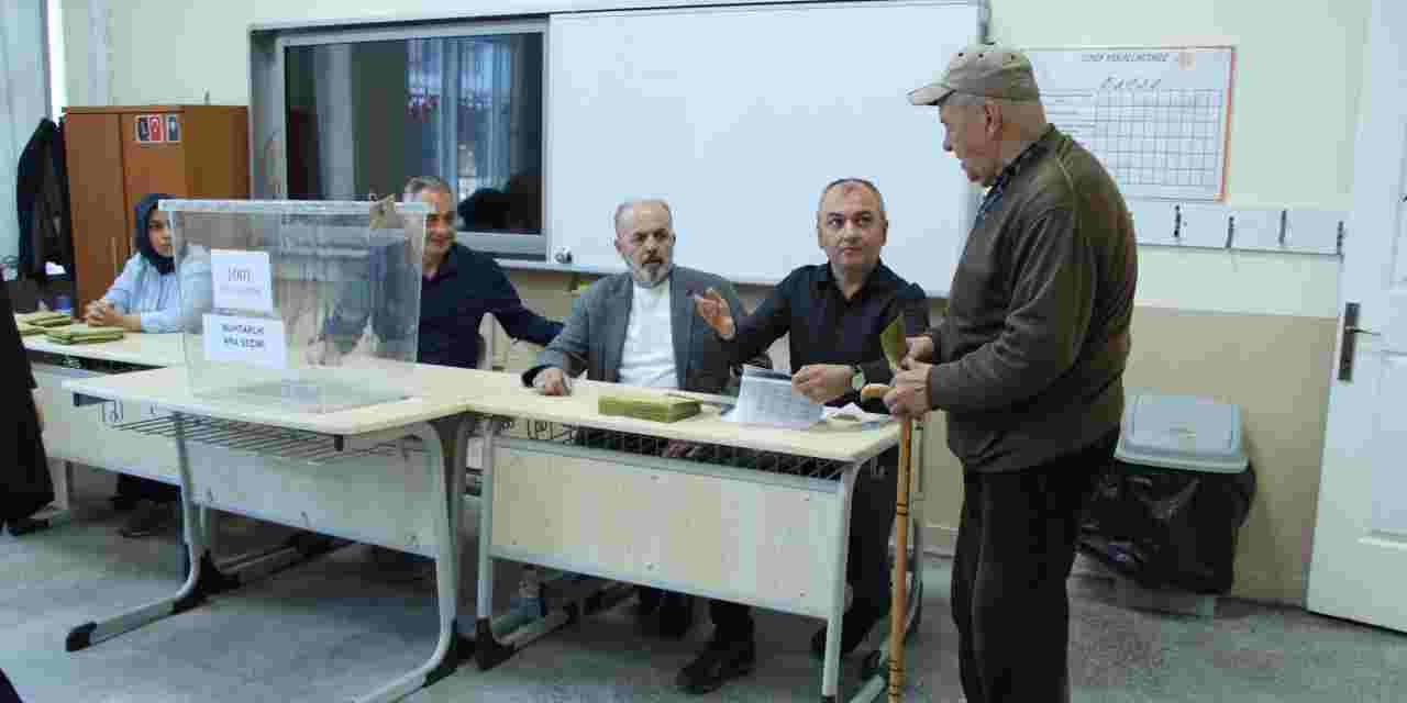 Muhtarlık ara seçiminde oy kullanma işlemi başladı