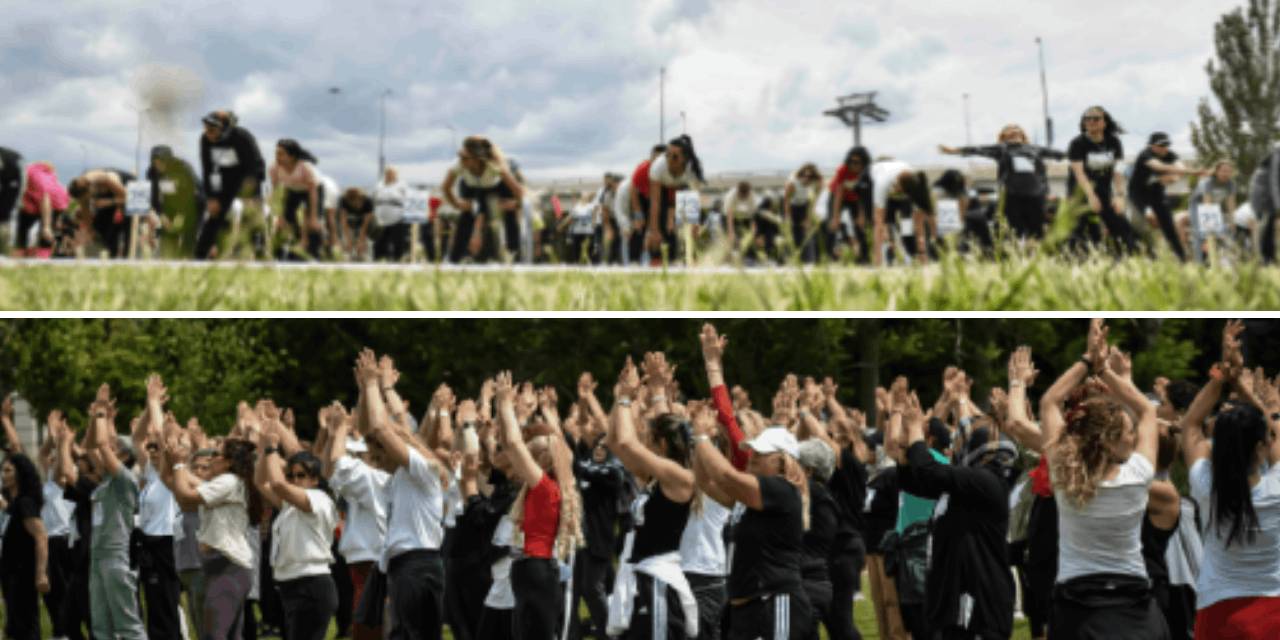 Başkentte kadınlar rekor için ter döktü: 500 kadınla Guinness’e doğru