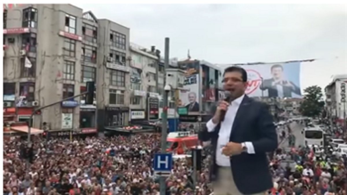 Ekrem İmamoğlu'na Bağcılar'da sevgi seli