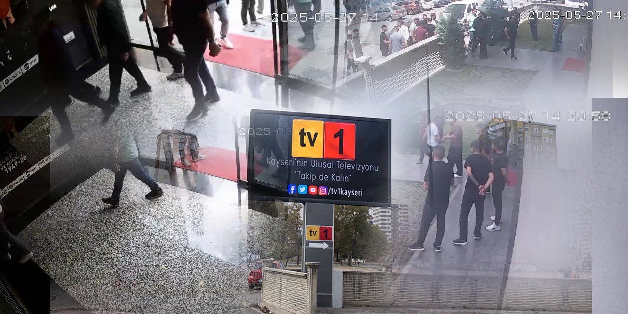 Kayseri merkezli TV1 televizyonu ve çalışanları tehdit edildi
